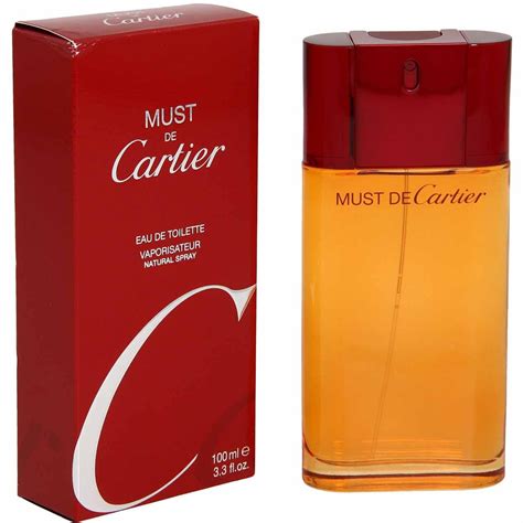 cartier must eau de toilette spray 100ml|must de cartier for women.